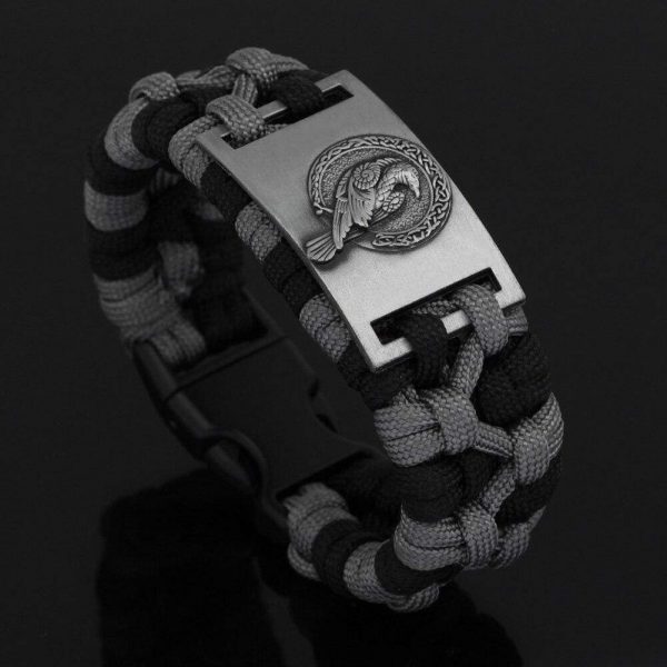 Bracelet corbeau d'Odin paracorde - Image 5