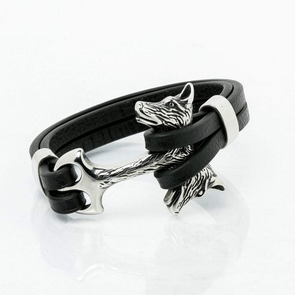 Bracelet en Cuir du Loup - Image 2