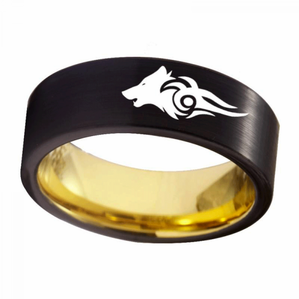 Bague Viking <br>Loup Fenrir</br>