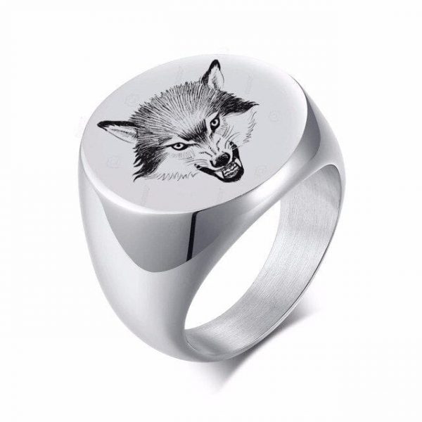 Bague Viking <br>Loup Fenrir</br>