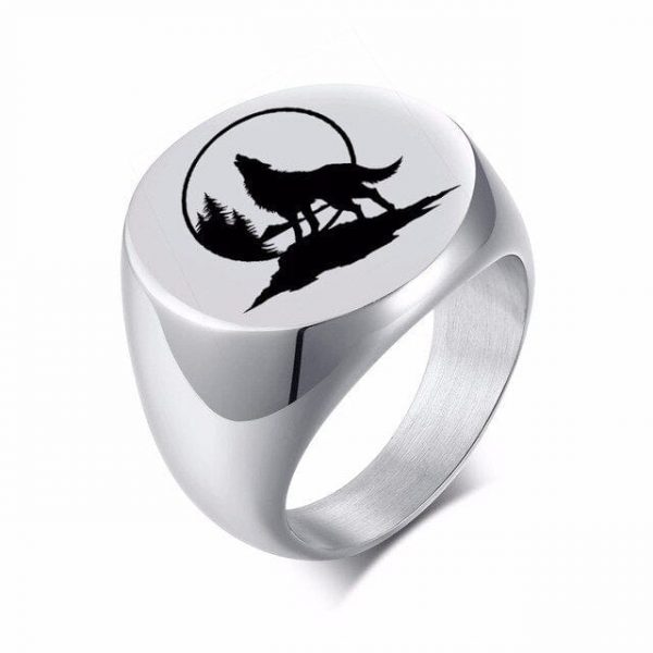 Bague Viking <br>Loup Fenrir</br>