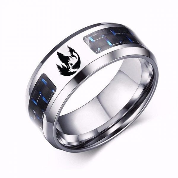 Bague Viking <br>Loup Fenrir</br>