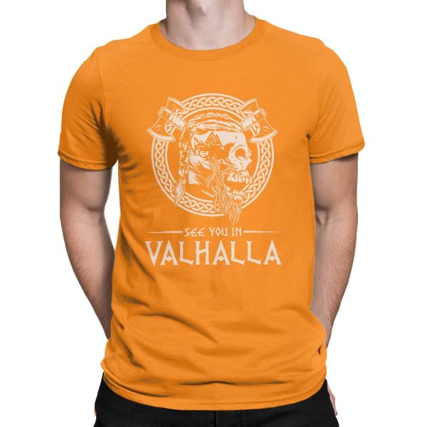 T-shirt avec crane "See you in Valhalla" - Image 6