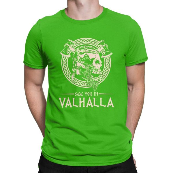 T-shirt avec crane "See you in Valhalla" - Image 18