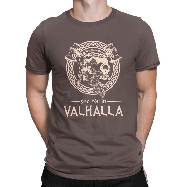 T-shirt avec crane "See you in Valhalla" - Image 12