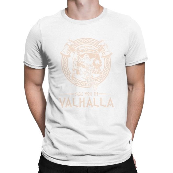 T-shirt avec crane "See you in Valhalla" - Image 15