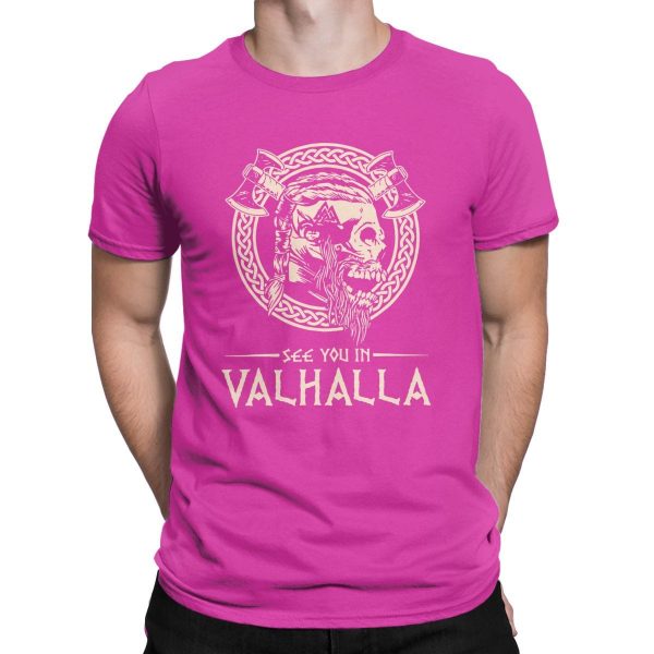 T-shirt avec crane "See you in Valhalla" - Image 10