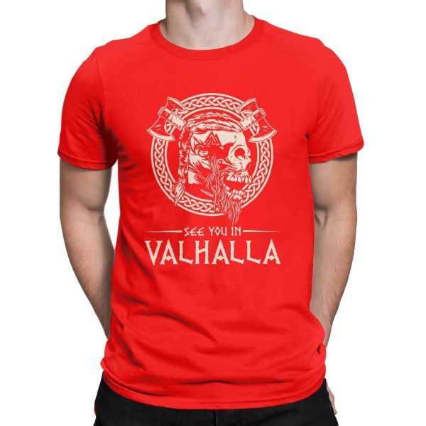 T-shirt avec crane "See you in Valhalla" - Image 14