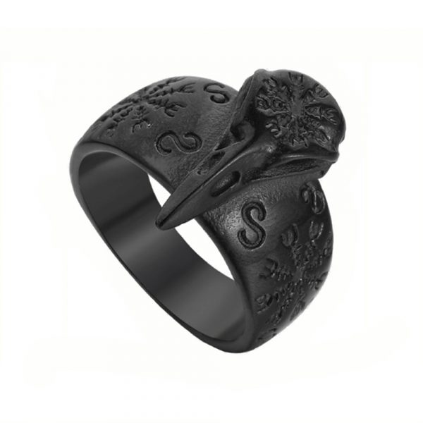 Bague Viking <br>Crâne De Corbeau</br>