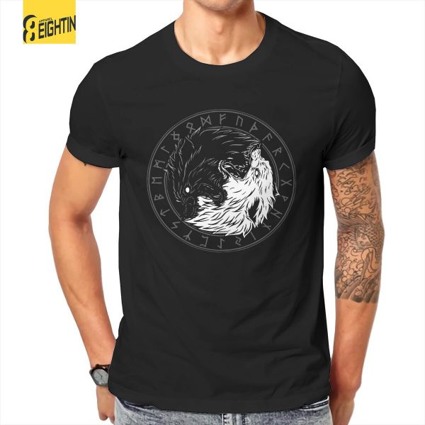 T-shirt Viking<br>Loup Fenrir</br>