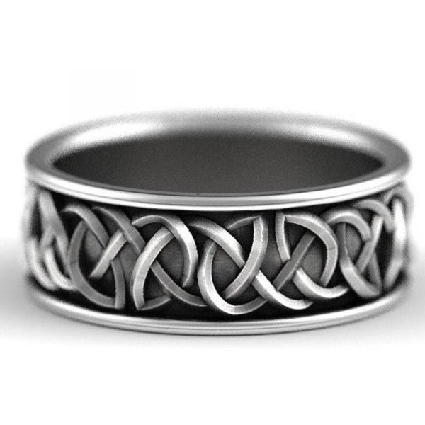 Bague Viking - loup celtique - Image 4