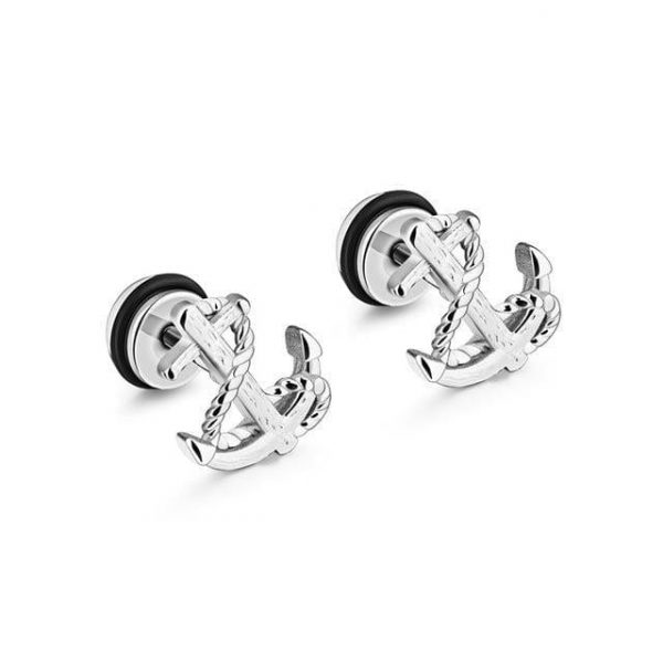 Boucles d'Oreilles Ancre Marine