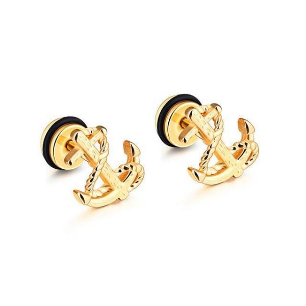 Boucles d'Oreilles Ancre Marine - Image 3