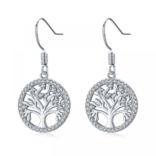 Boucles d'Oreilles Arbre De Vie