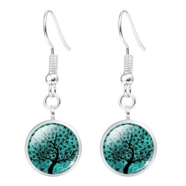 Boucles d'Oreilles Arbre De Vie